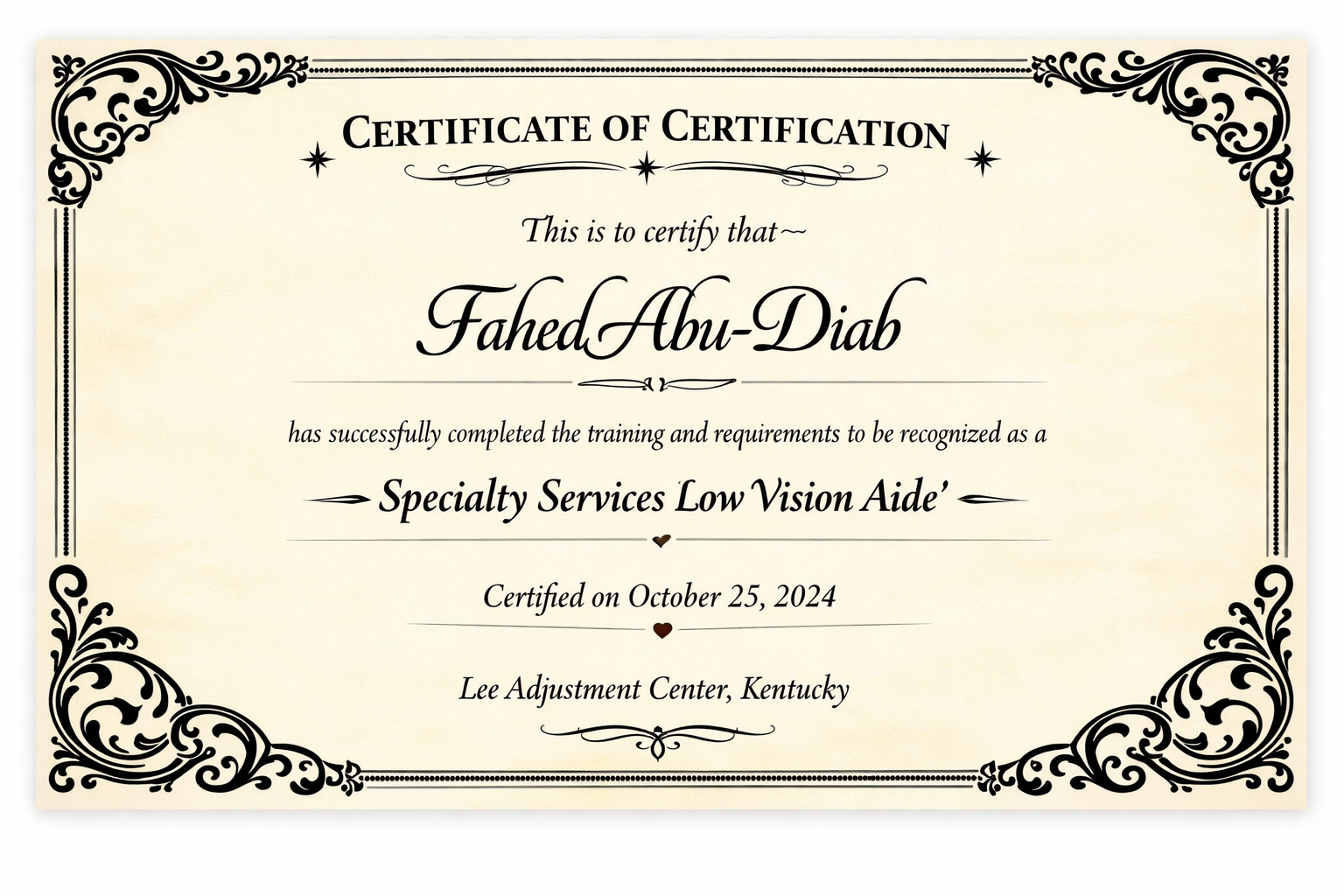 Certificate of Completion – MRT: Thinking For Good, July 31, 2025